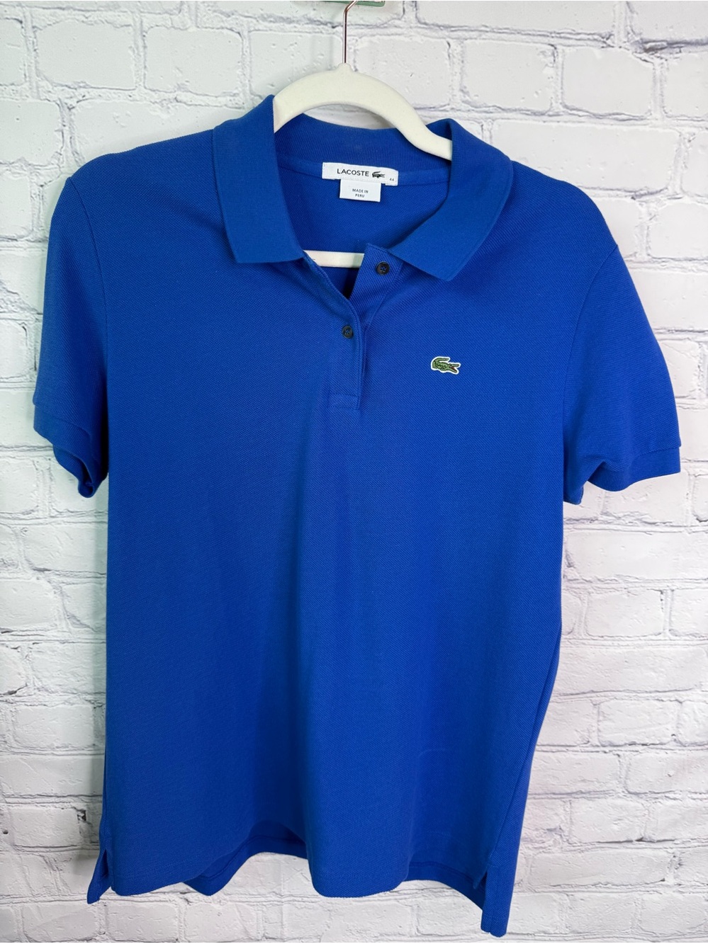 LACOSTE Royal Blue Polo Shirt 44